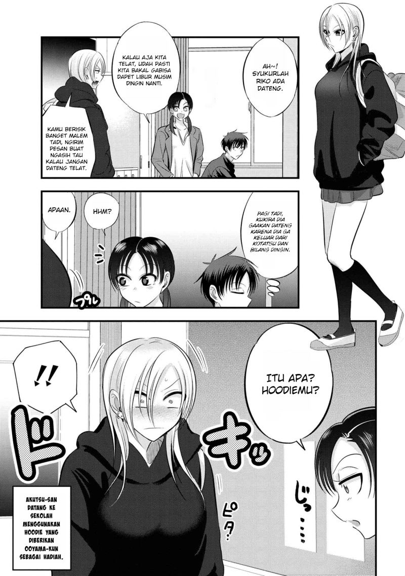 Please Go Home! Akutsu-san Chapter 130 Bahasa Indonesia