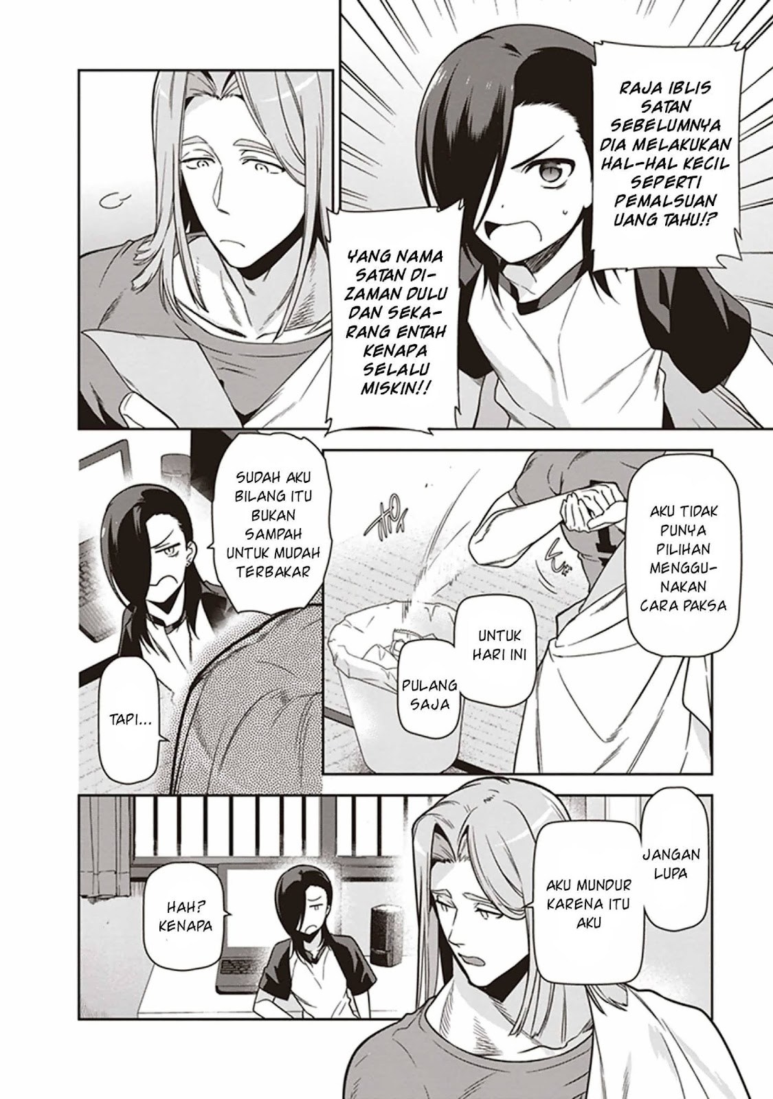 Hataraku Maou-sama! Chapter 48 Bahasa Indonesia