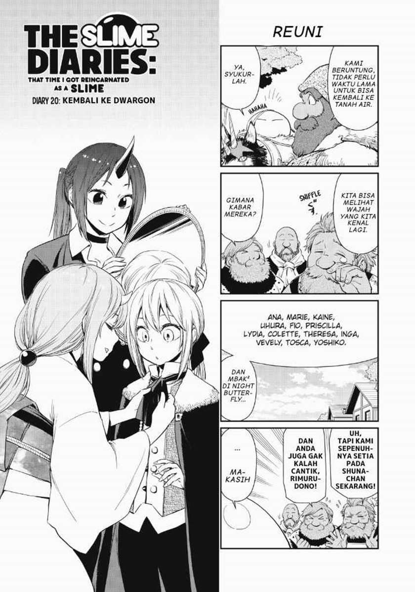 Tensura Nikki Tensei Shitara Slime Datta Ken Chapter 20 Bahasa Indonesia