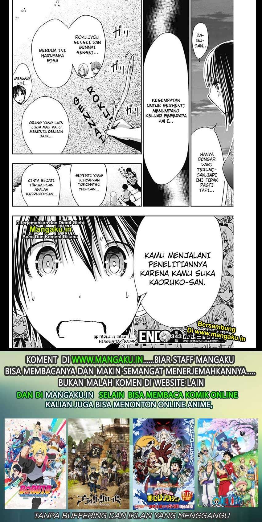 Minamoto-kun Monogatari Chapter 343 Bahasa Indonesia