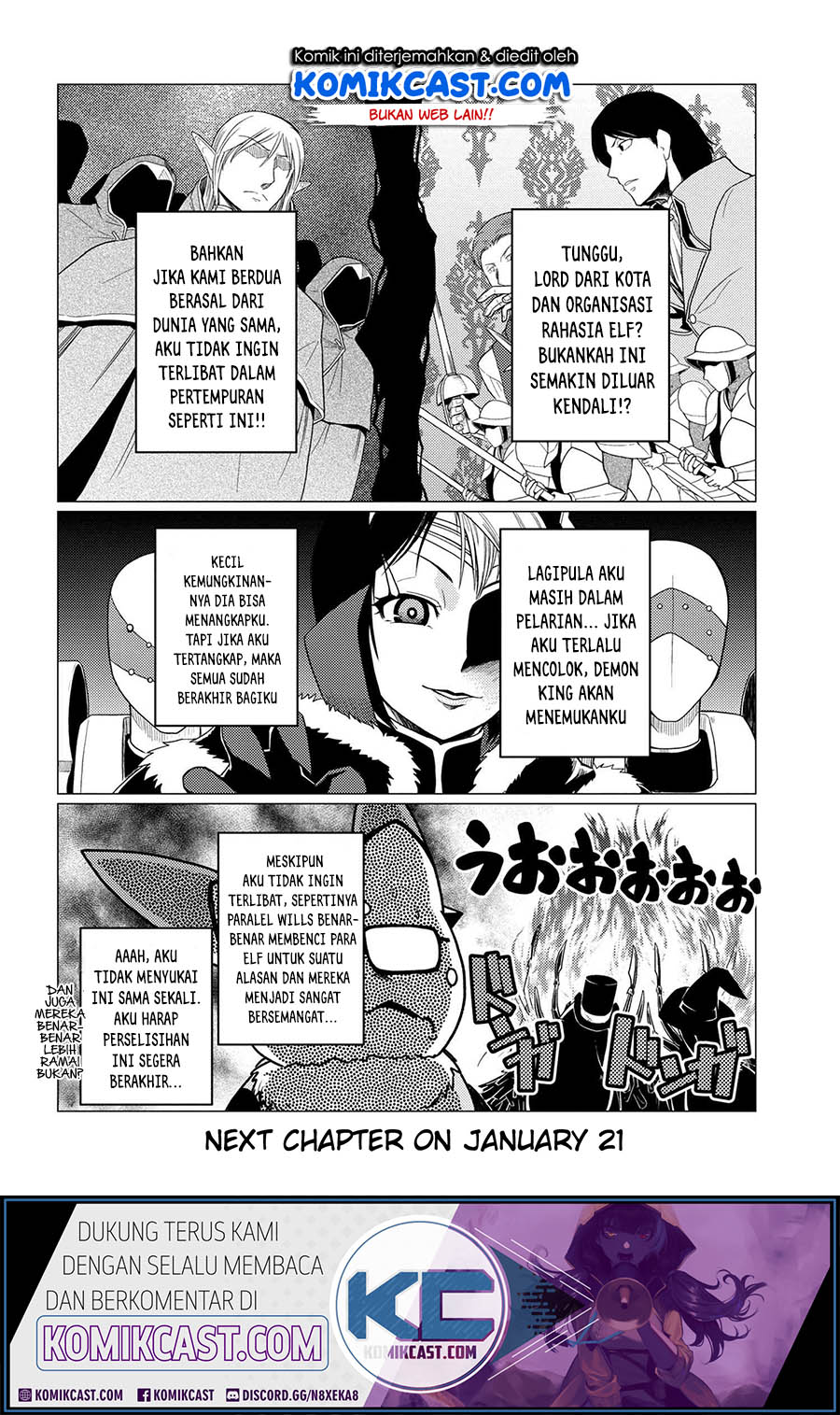 Kumo Desu ga, Nani ka? Chapter 49.1 Bahasa Indonesia