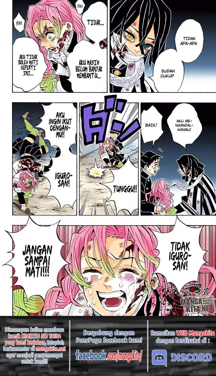 Kimetsu no Yaiba Chapter 188 warna Bahasa Indonesia