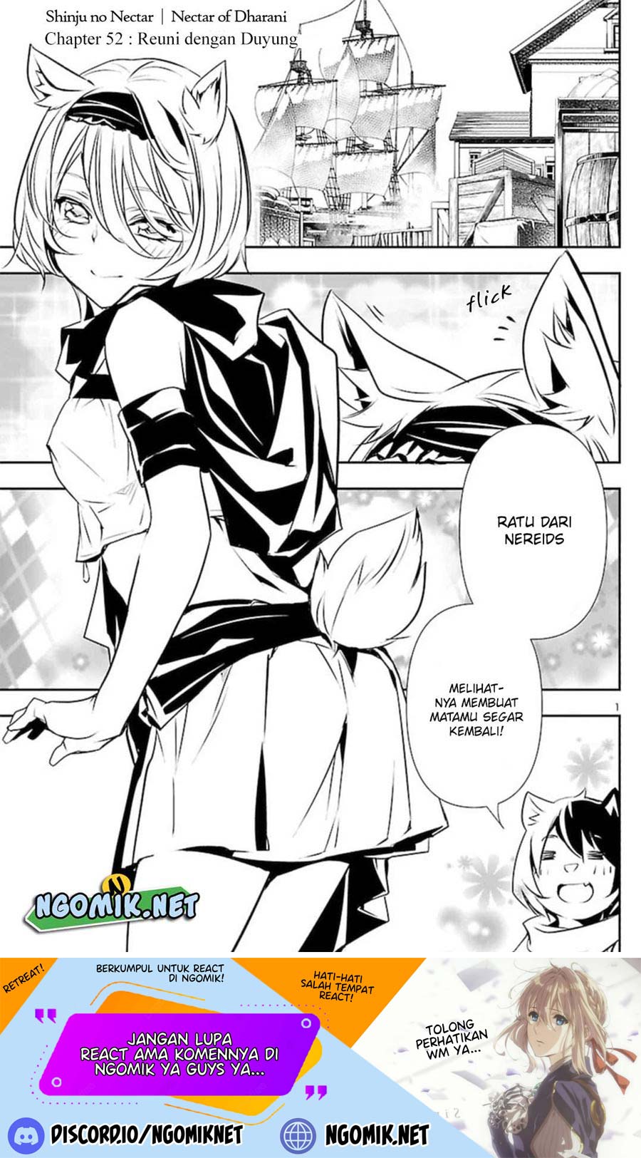 Shinju no Nectar Chapter 52 Bahasa Indonesia