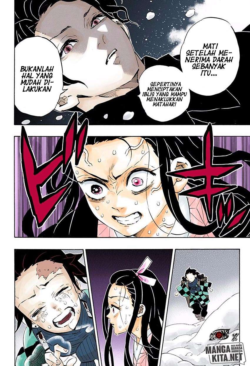 Kimetsu no Yaiba Chapter 196 warna Bahasa Indonesia