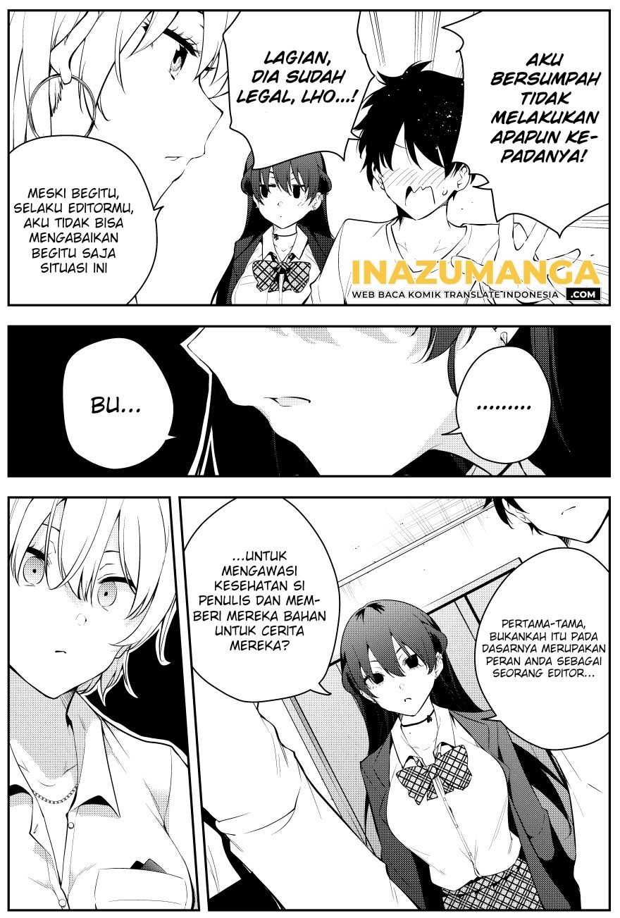 Mishiranu Joshikousei ni Kankensareta Mangaka no Hanashi Chapter 41 Bahasa Indonesia