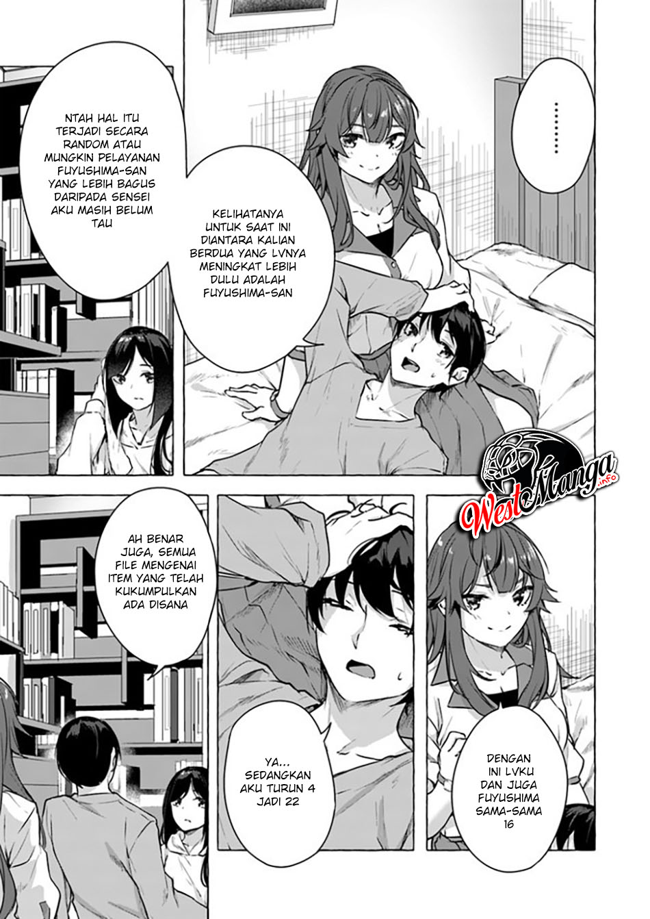 Sekkusu and danjon! ~ Wagaya no chika ni, H kaisū = reberu no danjon ga shutsugen shita?! Chapter 15 Bahasa Indonesia