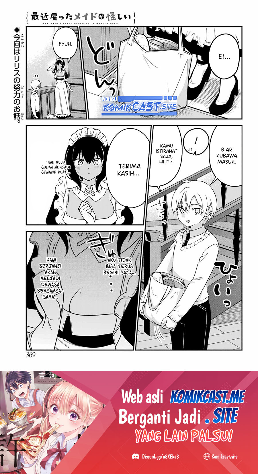 My Recently Hired Maid Is Suspicious Chapter 37 Bahasa Indonesia