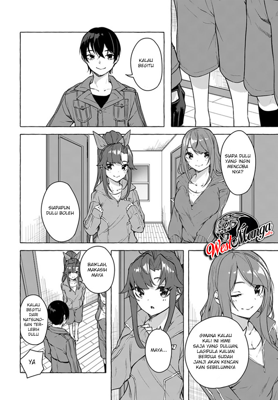 Sekkusu and danjon! ~ Wagaya no chika ni, H kaisū = reberu no danjon ga shutsugen shita?! Chapter 18 Bahasa Indonesia