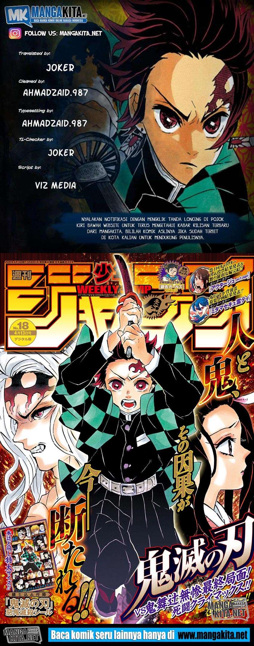 Kimetsu no Yaiba Chapter 200 [warna] Bahasa Indonesia