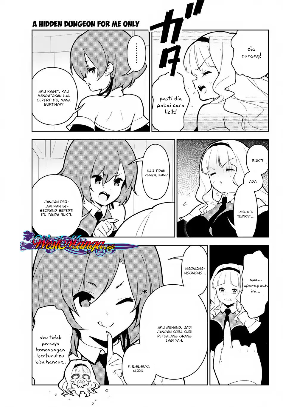 Ore dake Haireru Kakushi Dungeon: Kossori Kitaete Sekai Saikyou Chapter 22 Bahasa Indonesia