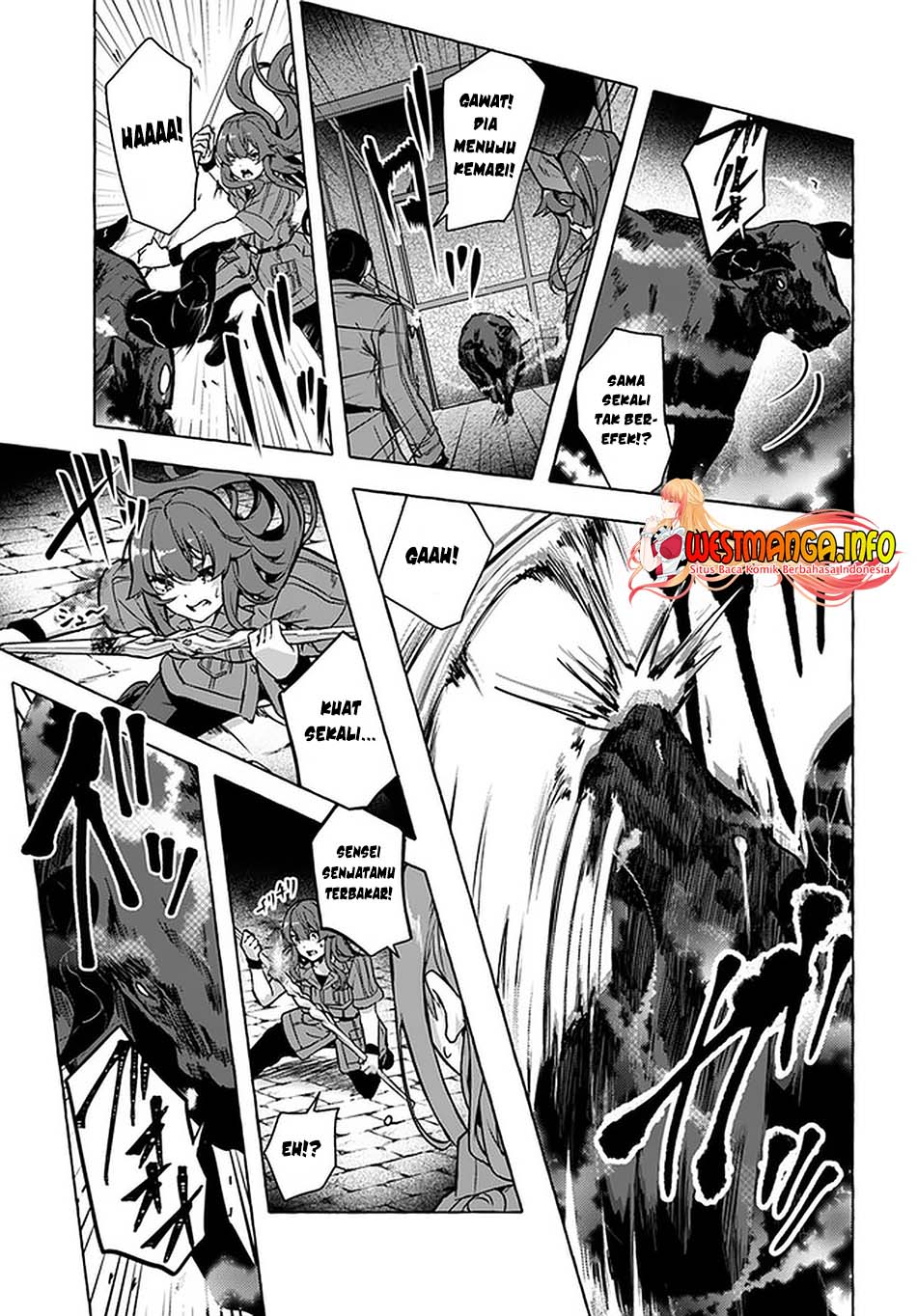 Sekkusu and danjon! ~ Wagaya no chika ni, H kaisū = reberu no danjon ga shutsugen shita?! Chapter 25 Bahasa Indonesia