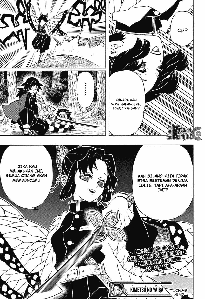 Kimetsu no Yaiba Chapter 43 Bahasa Indonesia