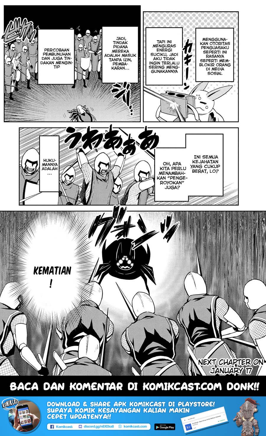 Kumo Desu ga, Nani ka? Chapter 33.1 Bahasa Indonesia