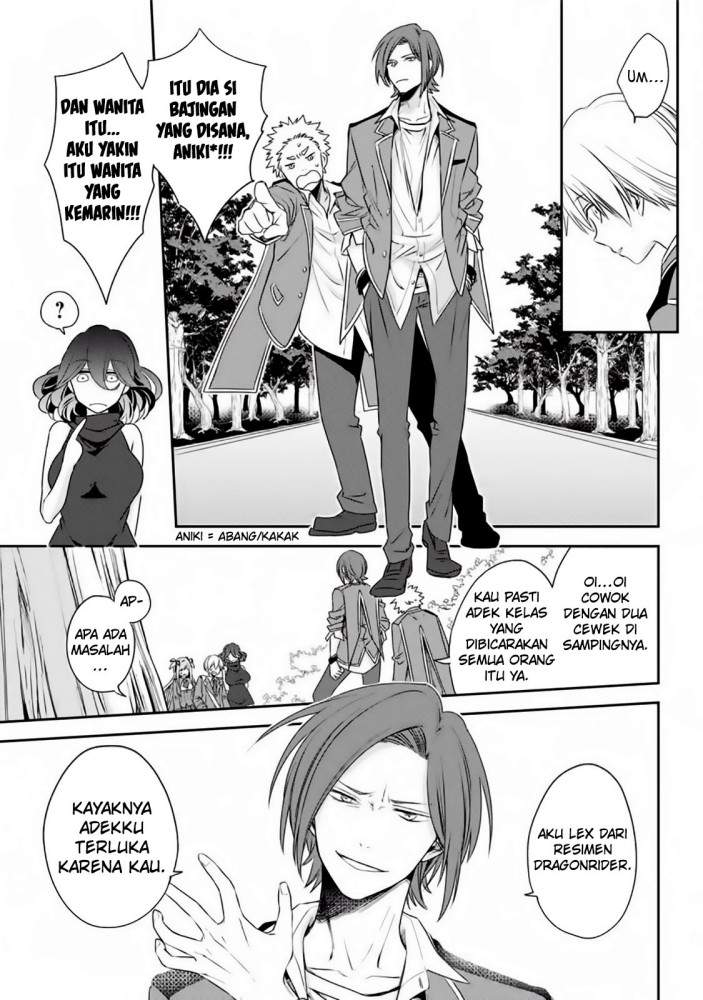 Kinsou no Vermeil – Gakeppuchi Majutshi wa Saikyou no Yakusai to Mahou Sekai o Tsukisusumu Chapter 01.2 Bahasa Indonesia