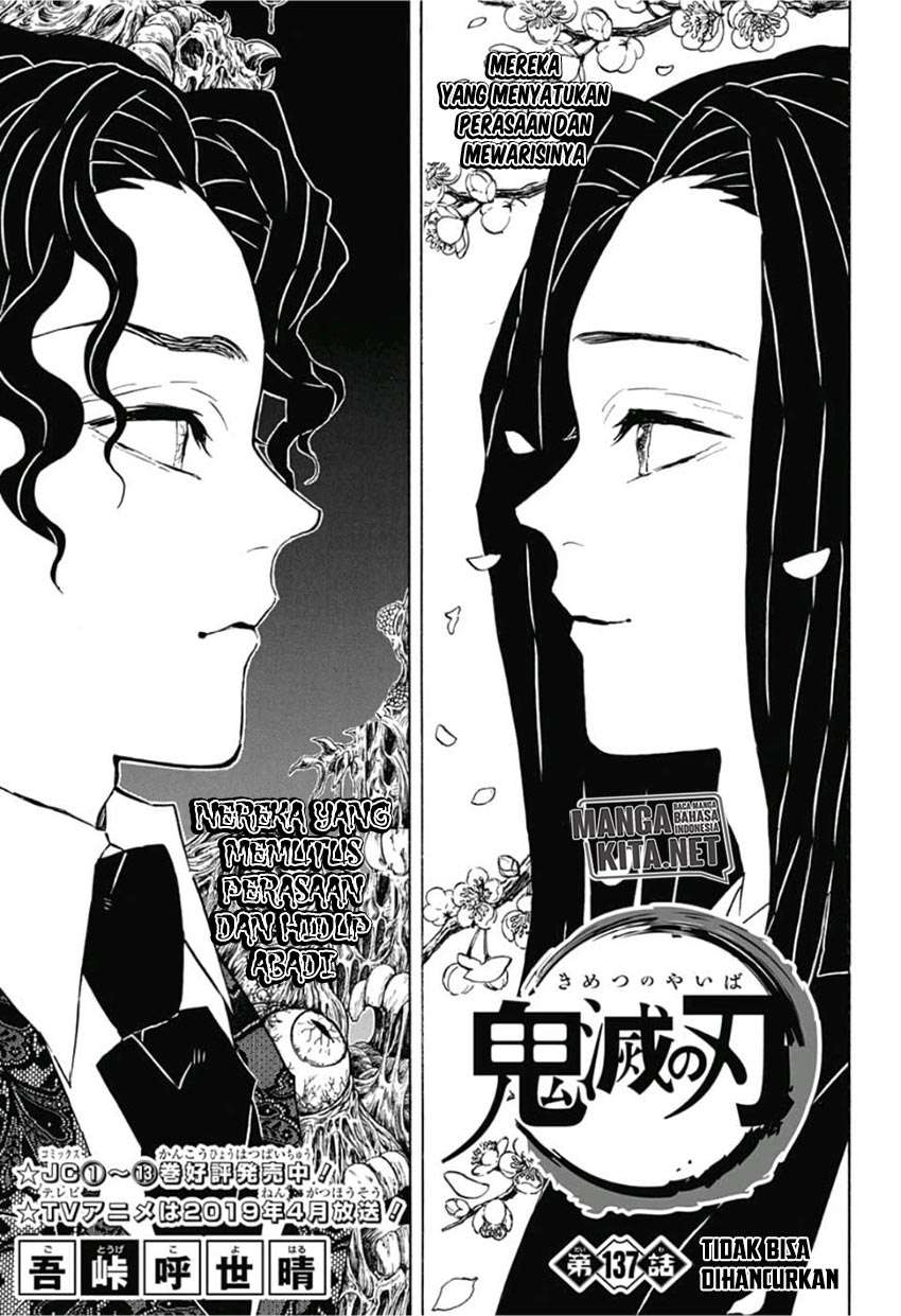 Kimetsu no Yaiba Chapter 137 Bahasa Indonesia