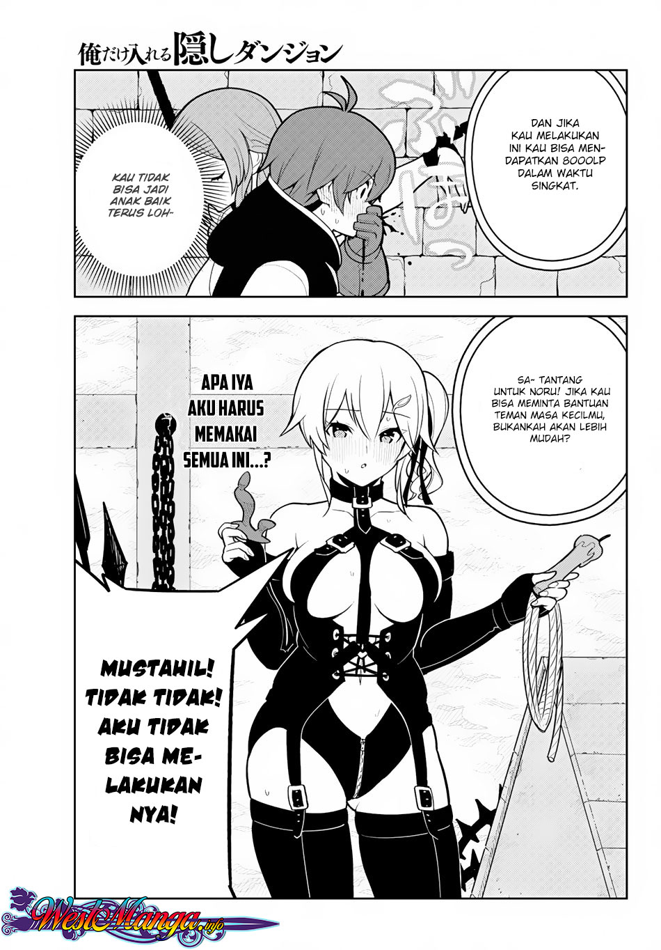 Ore dake Haireru Kakushi Dungeon: Kossori Kitaete Sekai Saikyou Chapter 10 Bahasa Indonesia