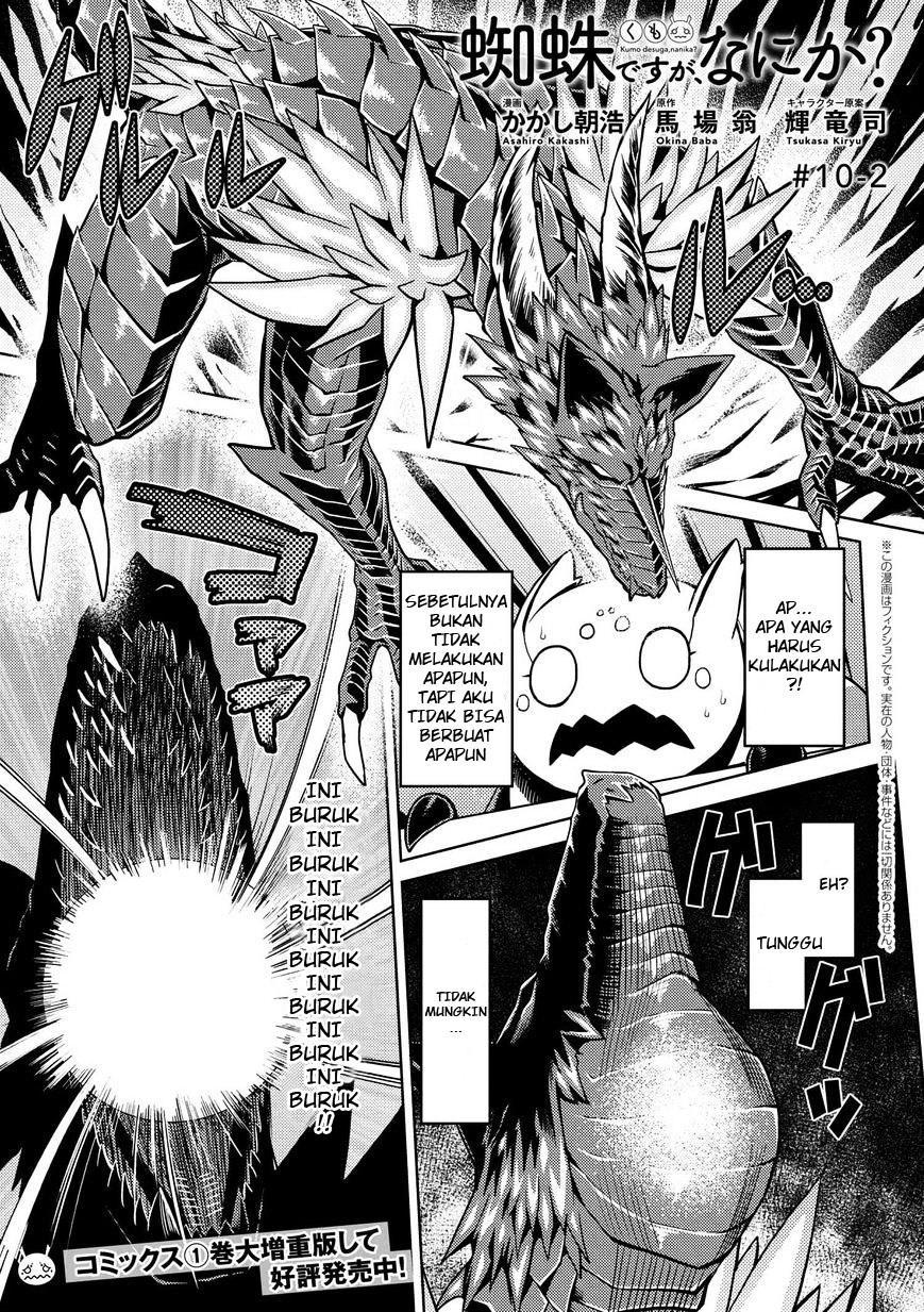 Kumo Desu ga, Nani ka? Chapter 10.2 Bahasa Indonesia