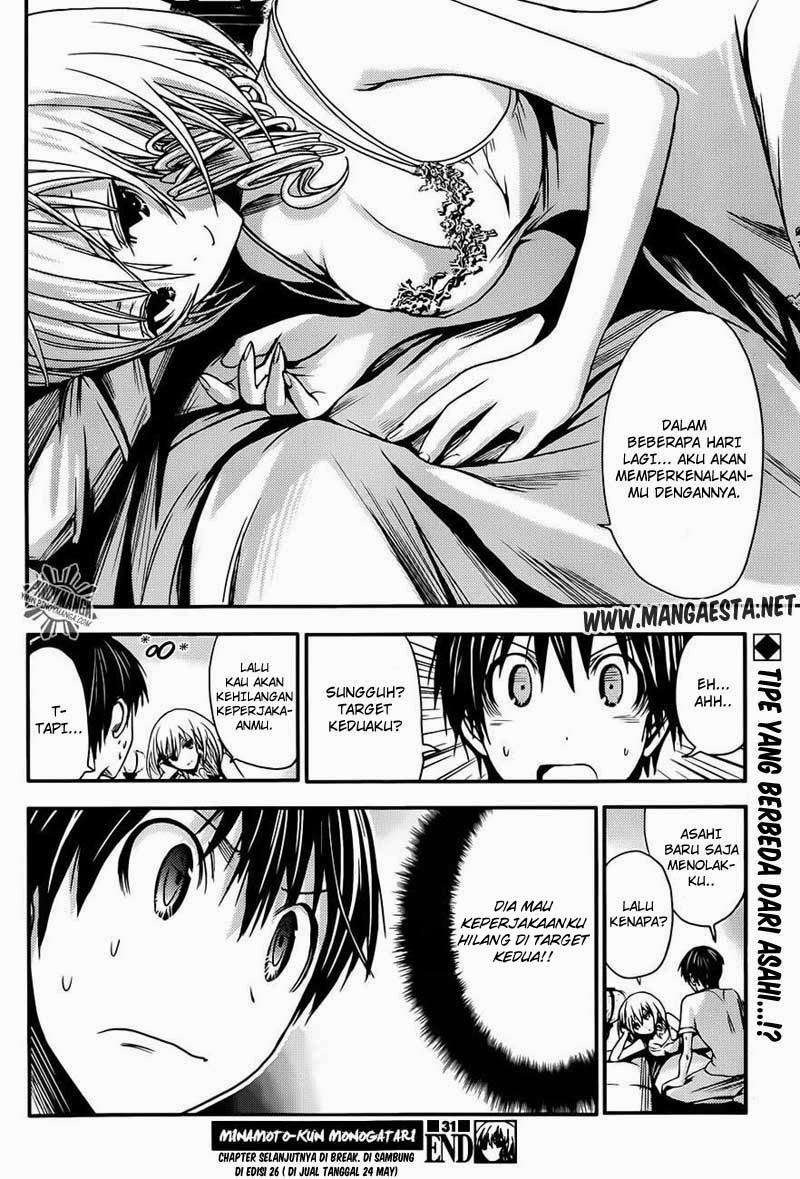 Minamoto-kun Monogatari Chapter 31 Bahasa Indonesia