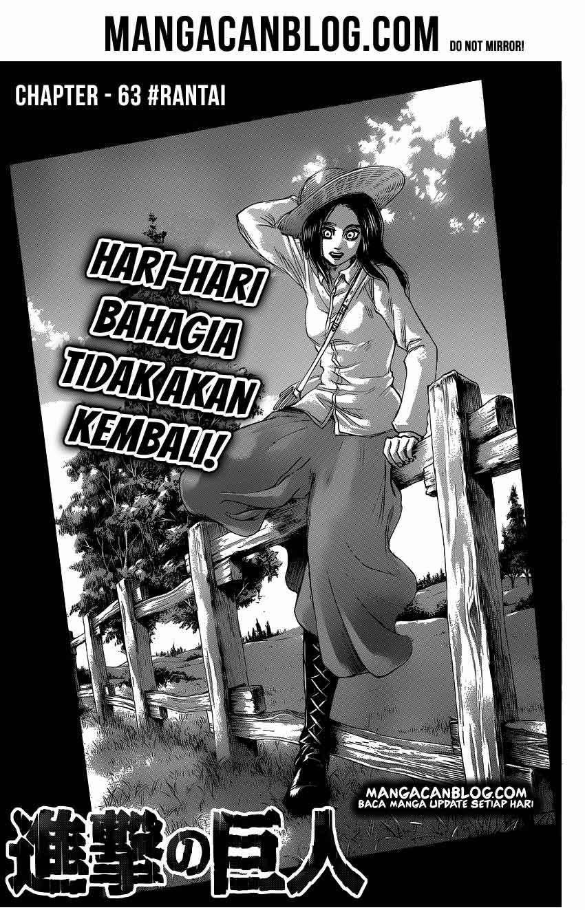 Shingeki no Kyojin Chapter 63 Bahasa Indonesia