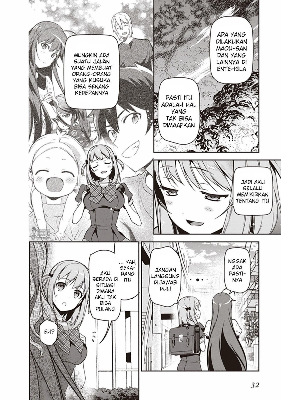 Hataraku Maou-sama! Chapter 47.2 Bahasa Indonesia