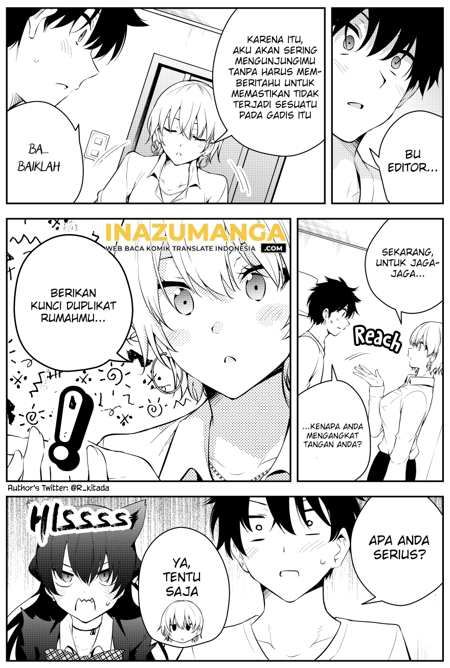 Mishiranu Joshikousei ni Kankensareta Mangaka no Hanashi Chapter 41 Bahasa Indonesia