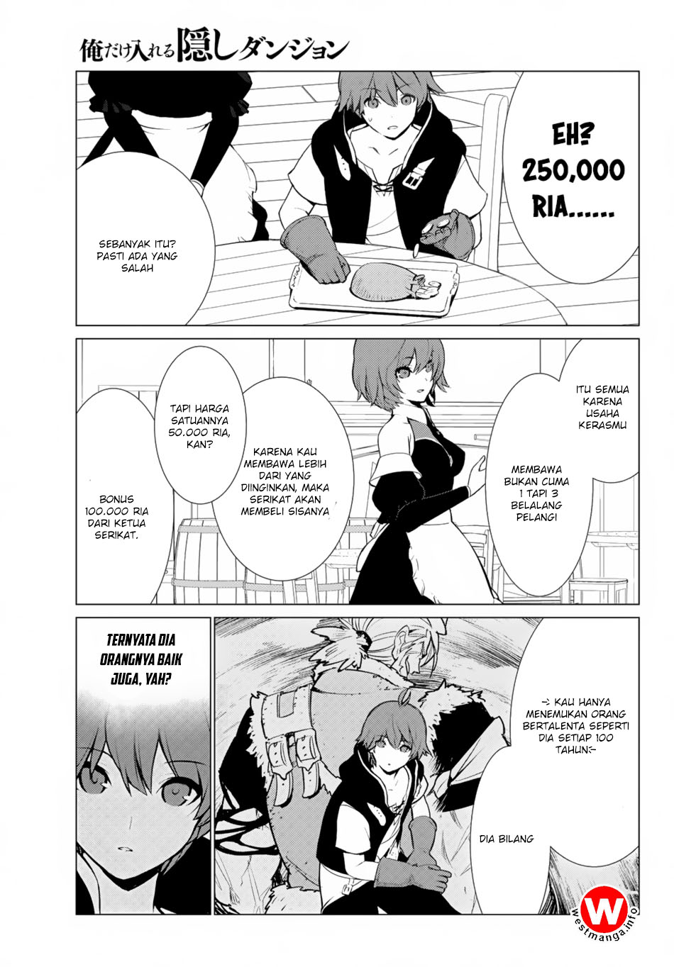 Ore dake Haireru Kakushi Dungeon: Kossori Kitaete Sekai Saikyou Chapter 05 Bahasa Indonesia