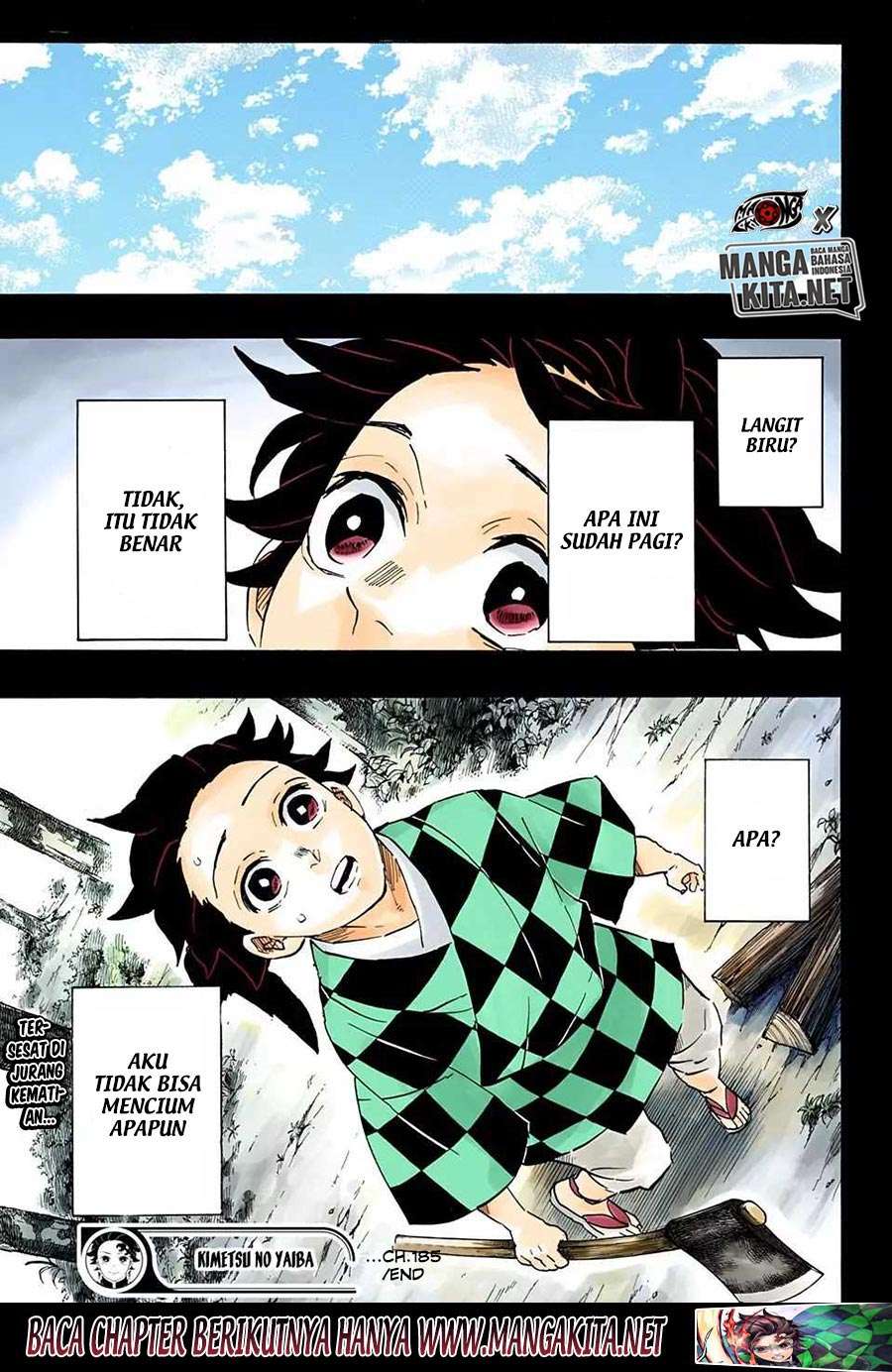 Kimetsu no Yaiba Chapter 185 Bahasa Indonesia