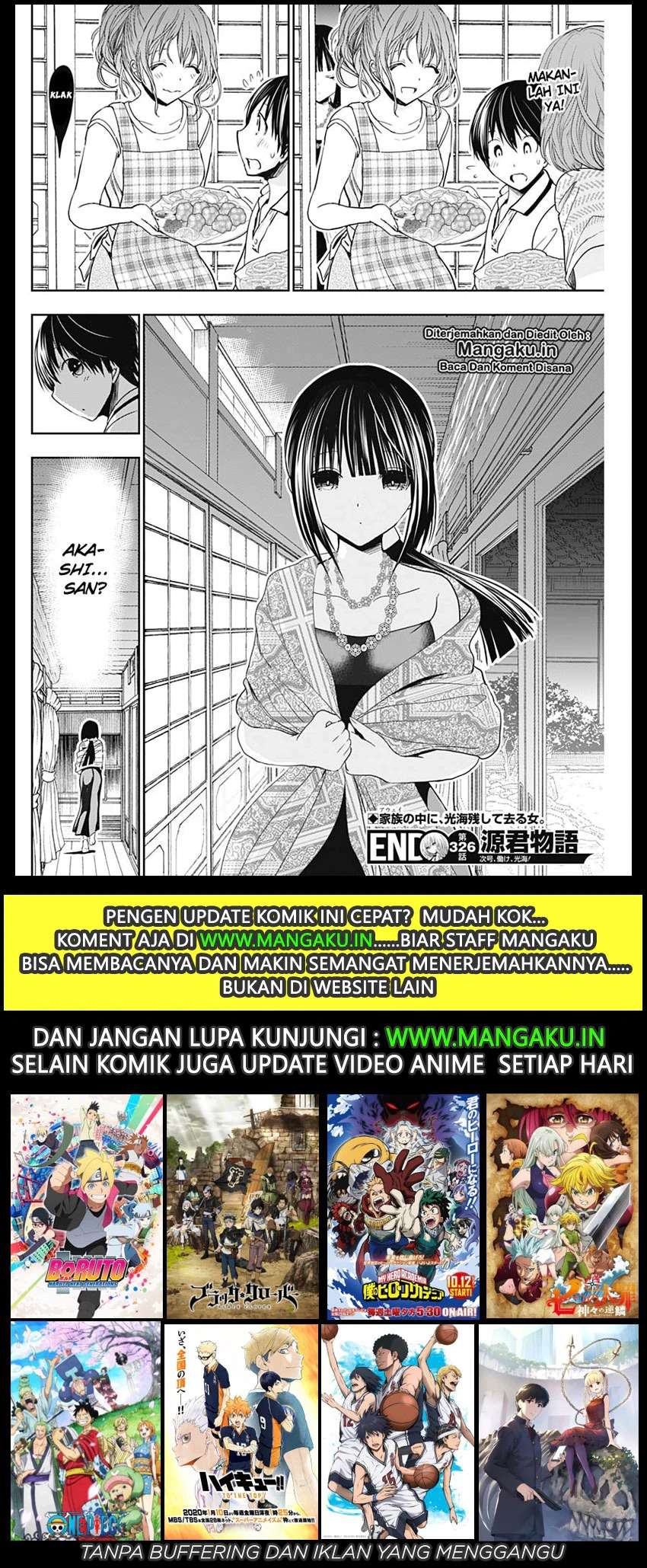 Minamoto-kun Monogatari Chapter 326 Bahasa Indonesia