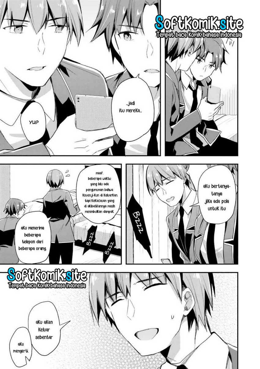 Youkoso Jitsuryoku Shijou Shugi no Kyoushitsu e Chapter 33 Bahasa Indonesia