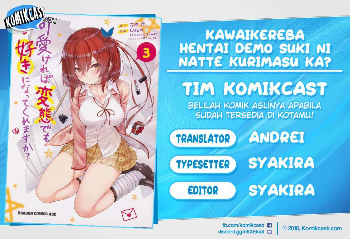 Kawaiikereba Hentai demo Suki ni Natte Kuremasu ka? Chapter 27 Bahasa Indonesia