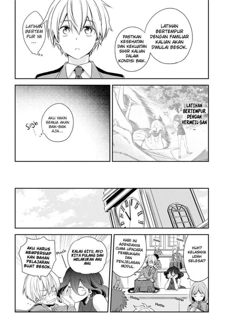 Kinsou no Vermeil – Gakeppuchi Majutshi wa Saikyou no Yakusai to Mahou Sekai o Tsukisusumu Chapter 01.1 Bahasa Indonesia