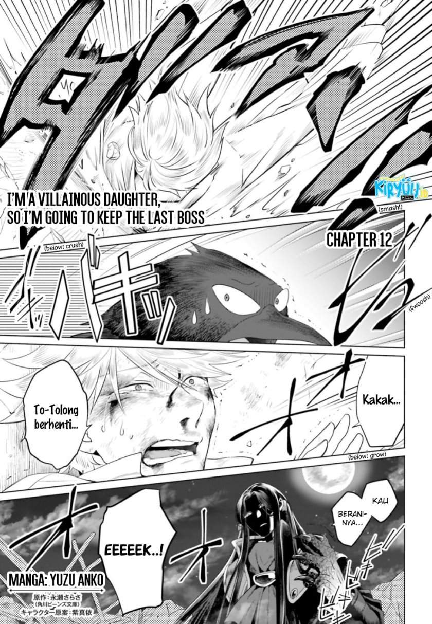 I’m a Villainous Daughter so I’m going to keep the Last Boss Chapter 12 Bahasa Indonesia