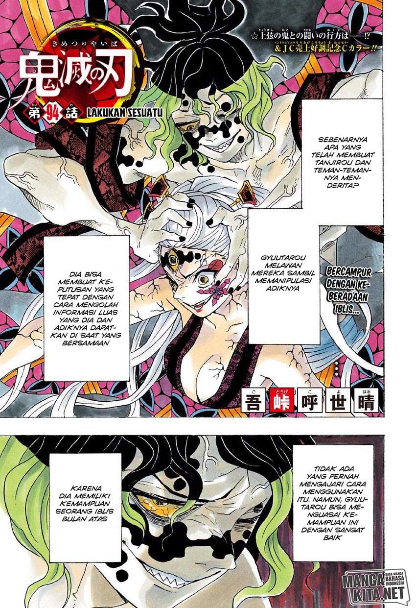 Kimetsu no Yaiba Chapter 94 Bahasa Indonesia