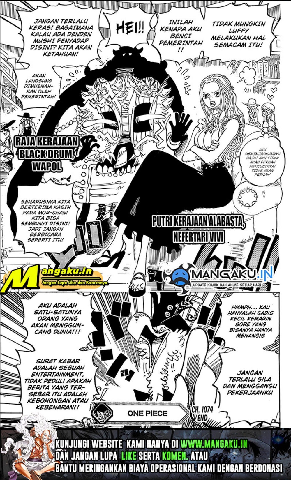 One Piece Chapter 1074 HQ Bahasa Indonesia