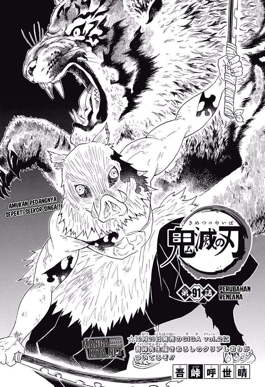 Kimetsu no Yaiba Chapter 91 Bahasa Indonesia