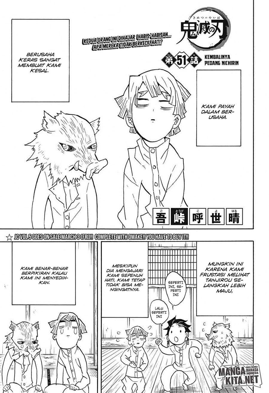 Kimetsu no Yaiba Chapter 51 Bahasa Indonesia