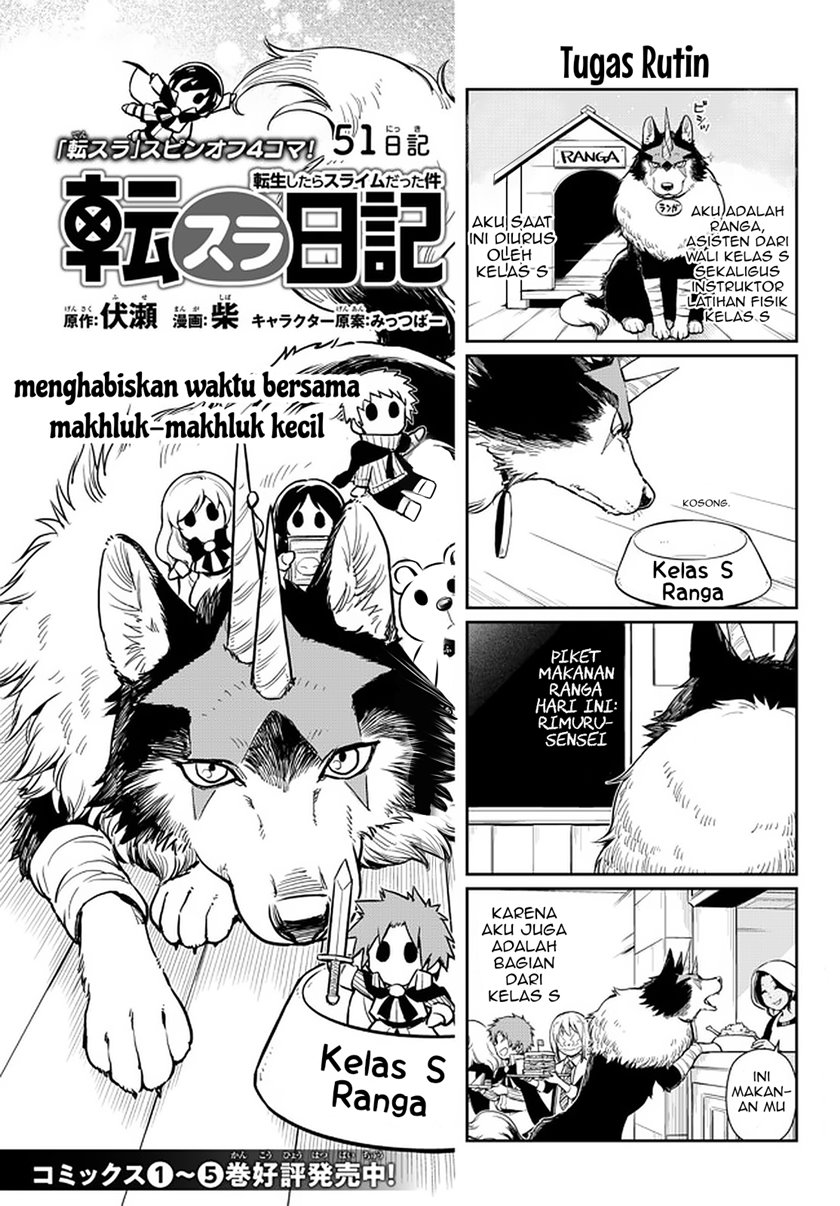 Tensura Nikki Tensei Shitara Slime Datta Ken Chapter 51 Bahasa Indonesia