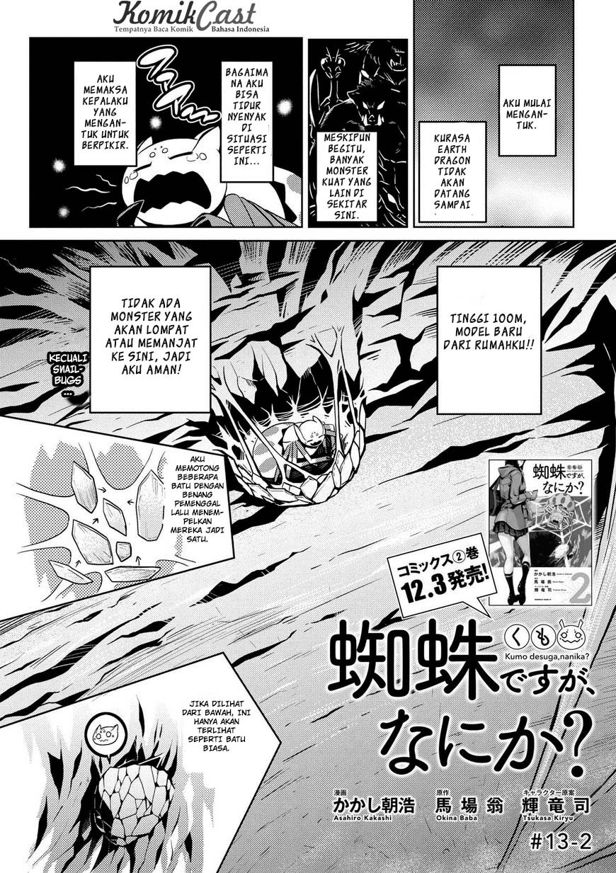 Kumo Desu ga, Nani ka? Chapter 13.2 Bahasa Indonesia