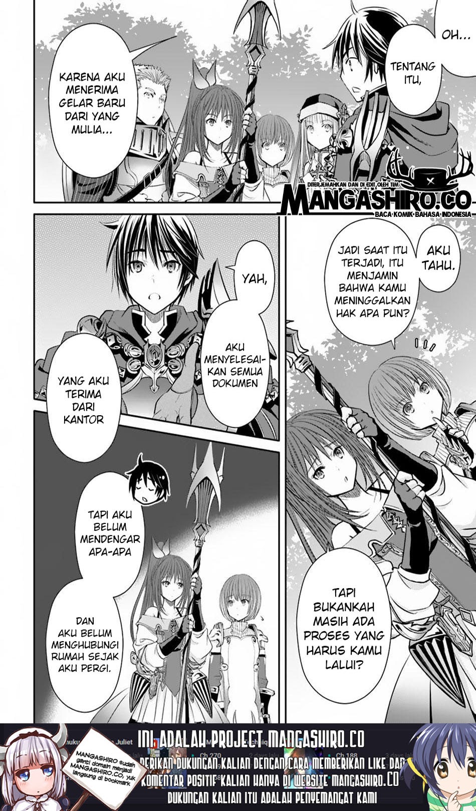 Hachinan tte, Sore wa Nai Deshou! Chapter 44 Bahasa Indonesia