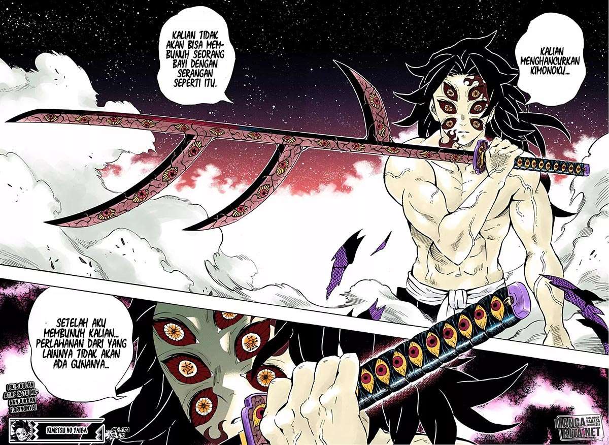 Kimetsu no Yaiba Chapter 171 (warna) Bahasa Indonesia