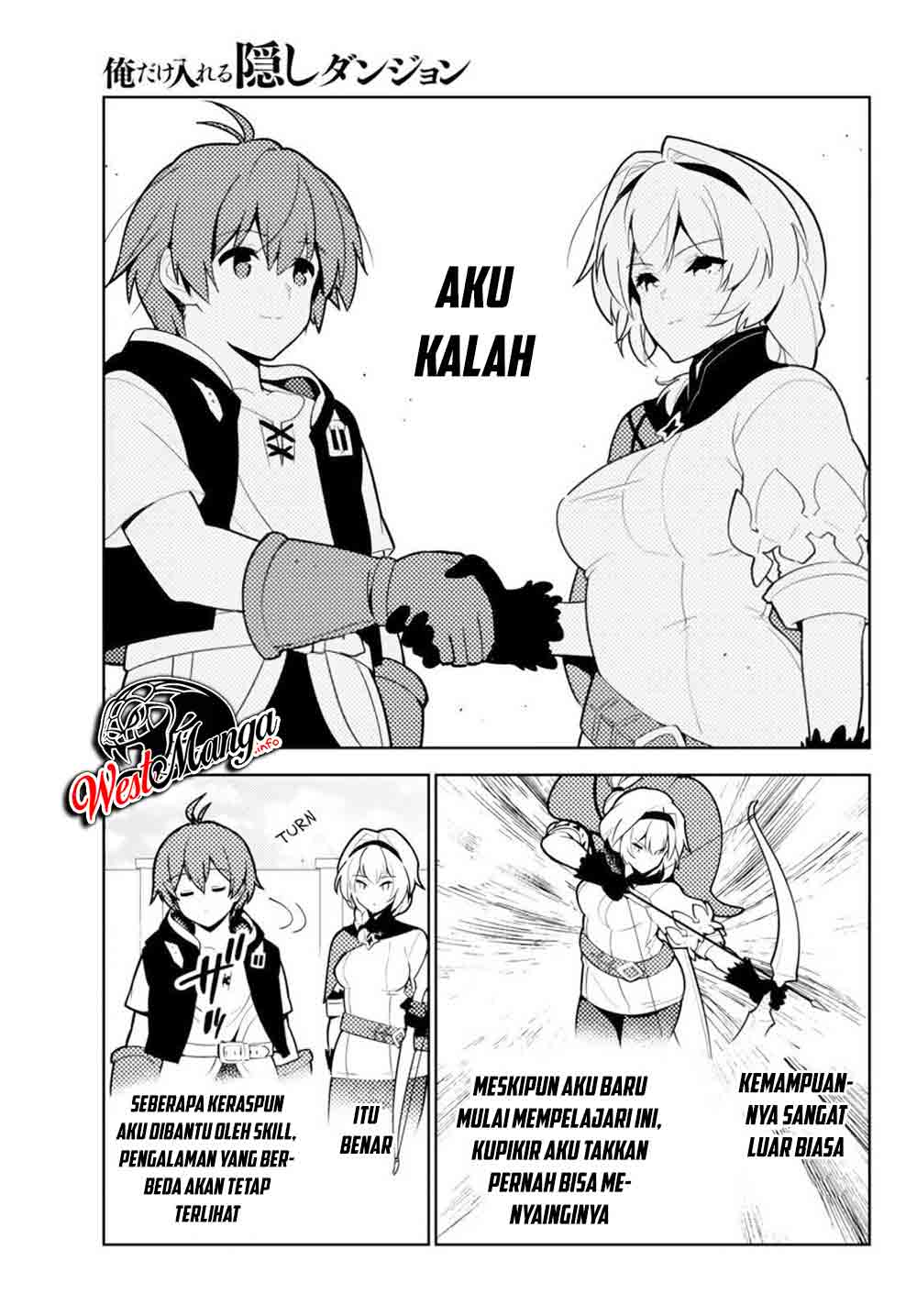 Ore dake Haireru Kakushi Dungeon: Kossori Kitaete Sekai Saikyou Chapter 50 Bahasa Indonesia