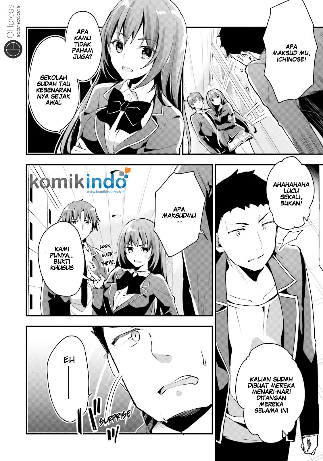 Youkoso Jitsuryoku Shijou Shugi no Kyoushitsu e Chapter 14 Bahasa Indonesia