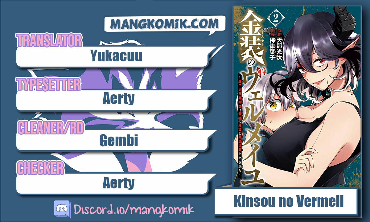 Kinsou no Vermeil – Gakeppuchi Majutshi wa Saikyou no Yakusai to Mahou Sekai o Tsukisusumu Chapter 09.3 Bahasa Indonesia