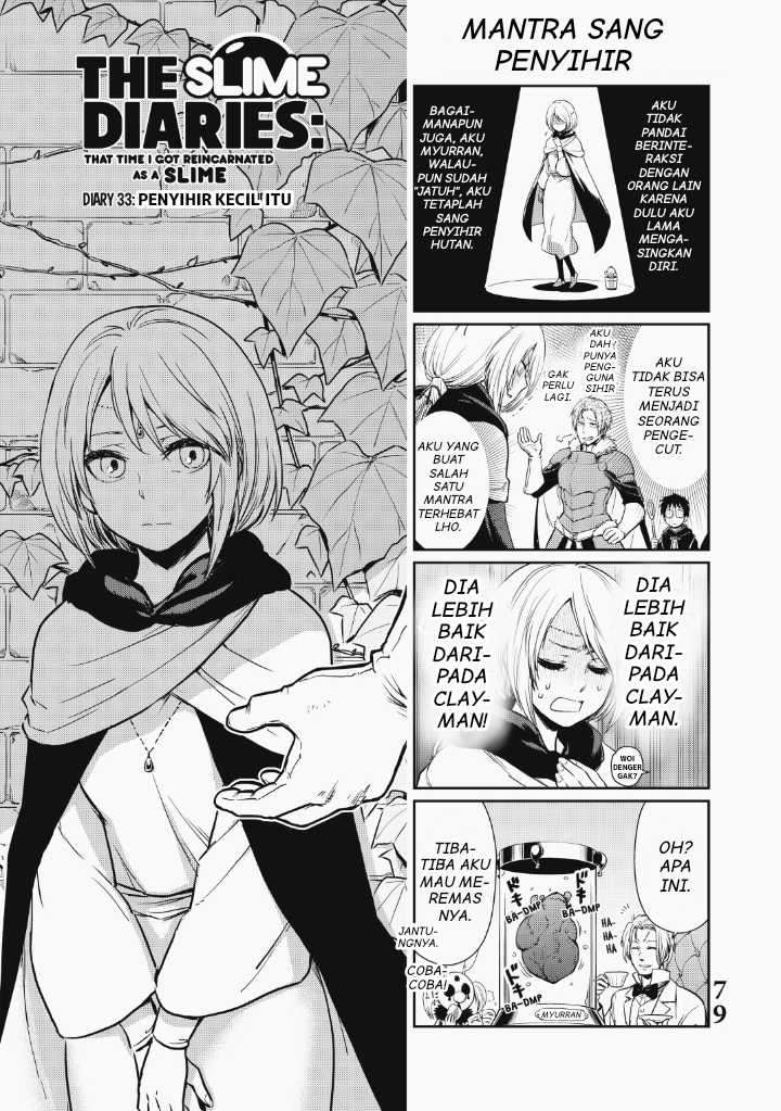 Tensura Nikki Tensei Shitara Slime Datta Ken Chapter 33 Bahasa Indonesia