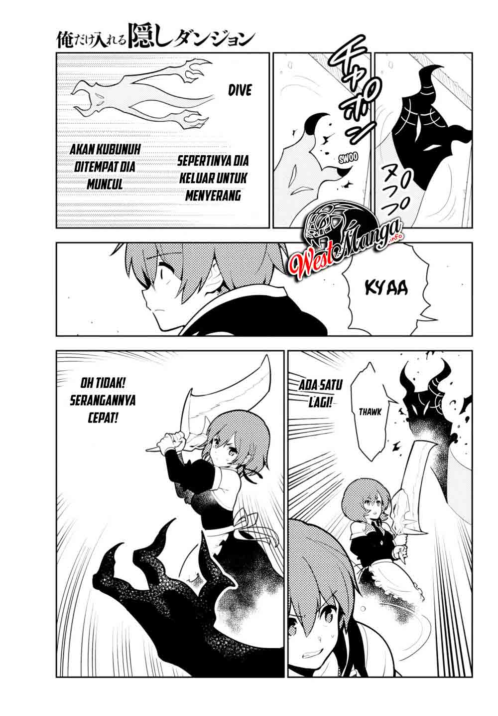 Ore dake Haireru Kakushi Dungeon: Kossori Kitaete Sekai Saikyou Chapter 51 Bahasa Indonesia