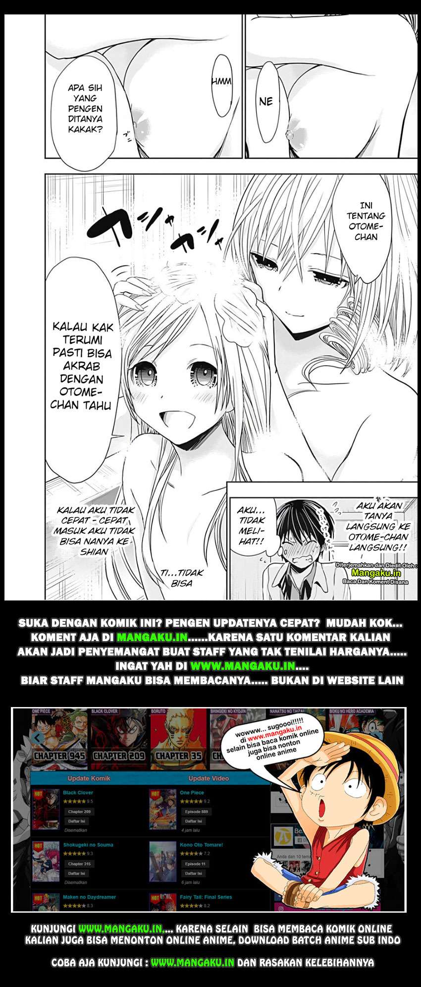 Minamoto-kun Monogatari Chapter 308 Bahasa Indonesia