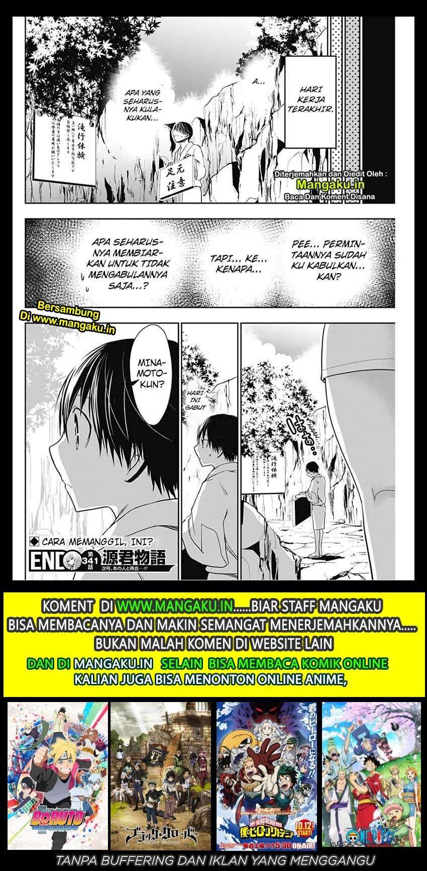 Minamoto-kun Monogatari Chapter 341 Bahasa Indonesia