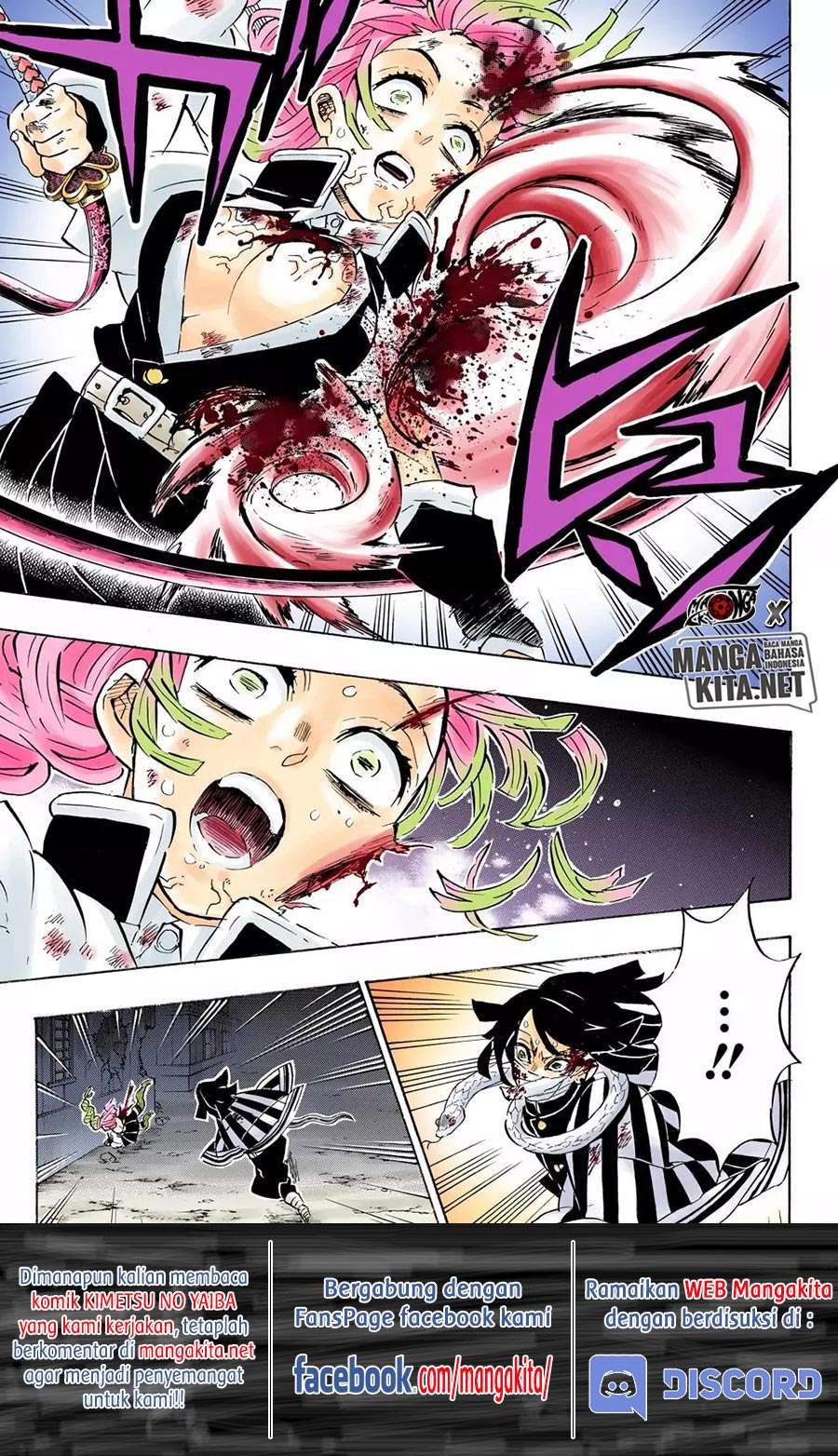 Kimetsu no Yaiba Chapter 188 warna Bahasa Indonesia