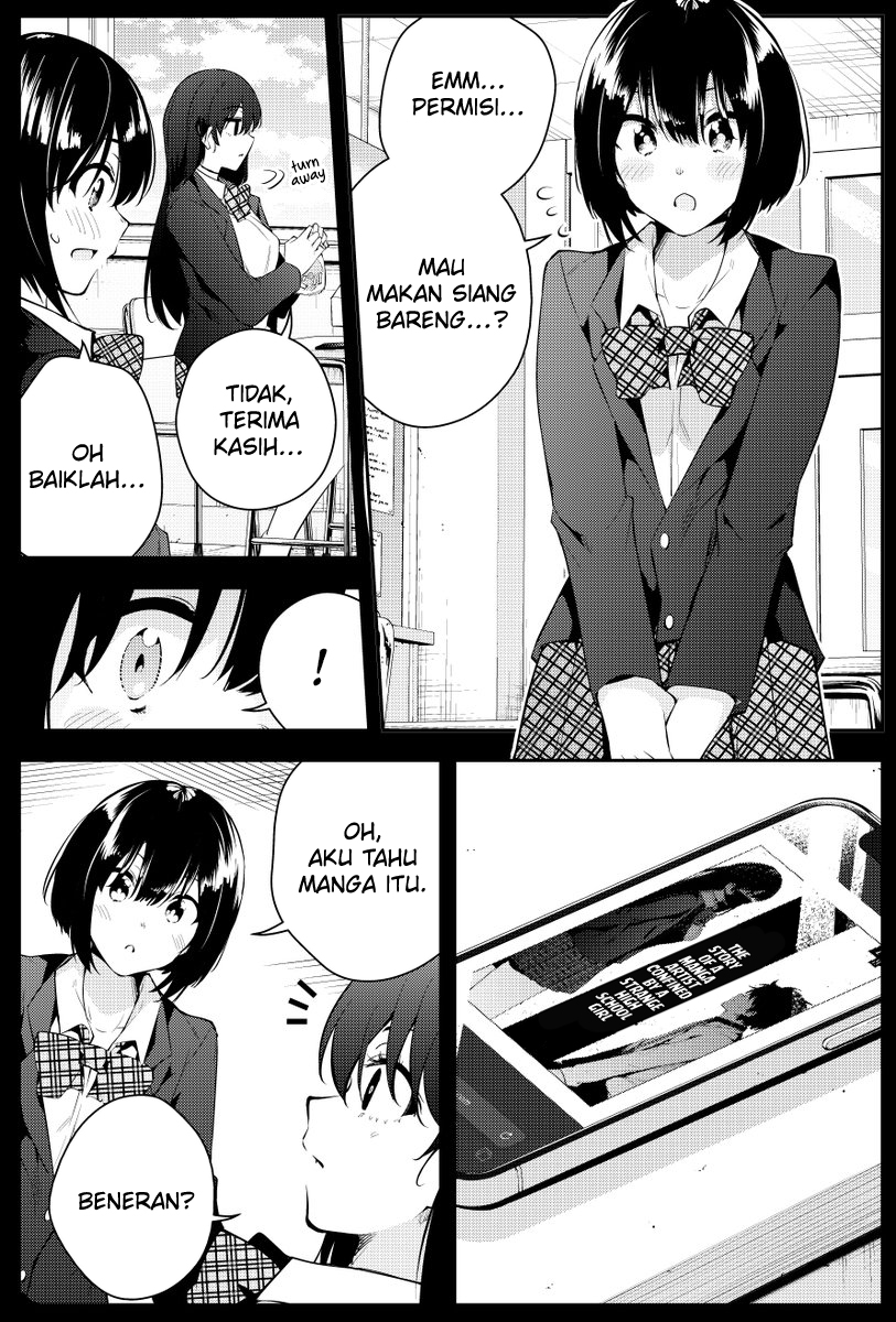 Mishiranu Joshikousei ni Kankensareta Mangaka no Hanashi Chapter 39.5 Bahasa Indonesia