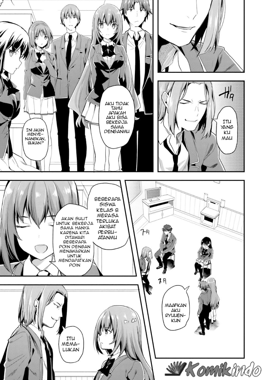 Youkoso Jitsuryoku Shijou Shugi no Kyoushitsu e Chapter 37 Bahasa Indonesia